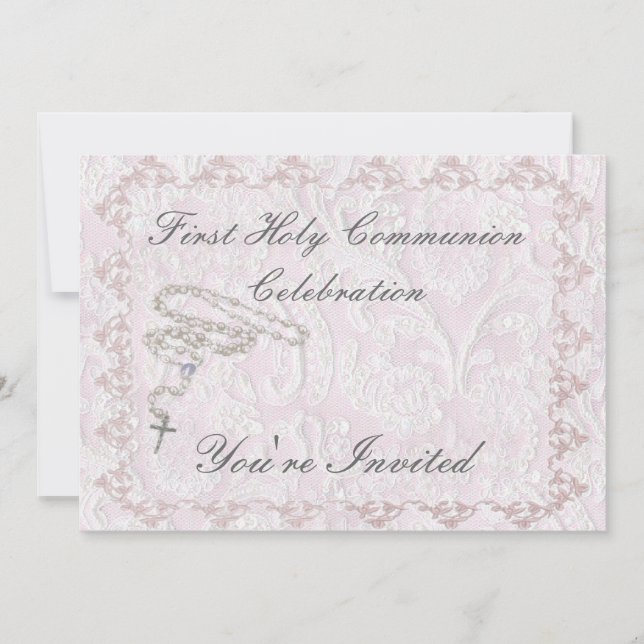 First Holy Communion Invitations (Girl) (Front)