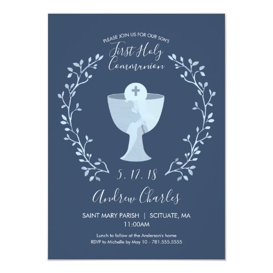 First Holy Communion Photo Invitations 7