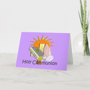 First Holy Communion Kids Gifts Card