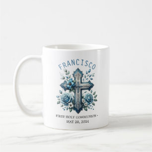 First Holy Communion Religious event Floral Coffee Mug