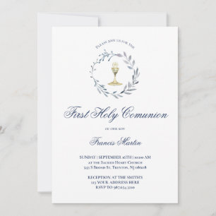 First Holy Communion sacrament Invitation