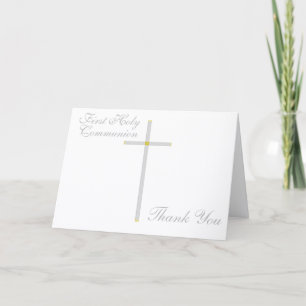 First Holy Communion Thank You Cards