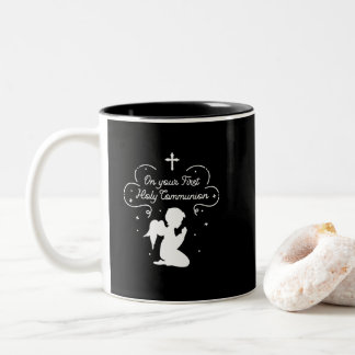 First Holy Communion Two-Tone Coffee Mug