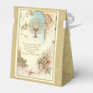 First Holy Communion Vintage Eucharist Religious Favour Box