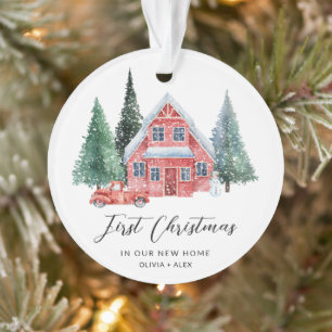 First Home Personalised Ornament New Home Gift
