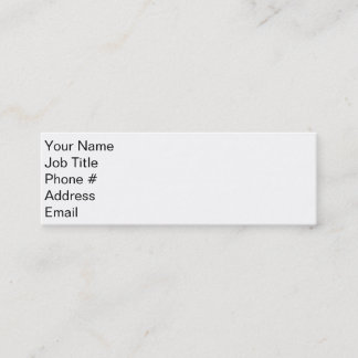 First Impression Mini Business Card