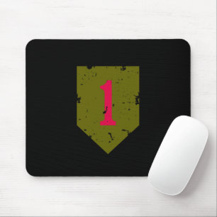 First Infantry Division "Big Red One" Distressed Mouse Mat