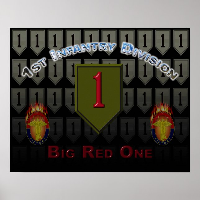 First Infantry Division Big Red One Poster (Front)