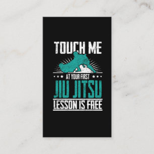 First Jiu Jitsu Lesson Is Free Brazilian BJJ Business Card