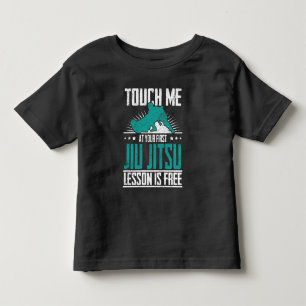 First Jiu Jitsu Lesson Is Free Brazilian BJJ Toddler T-Shirt