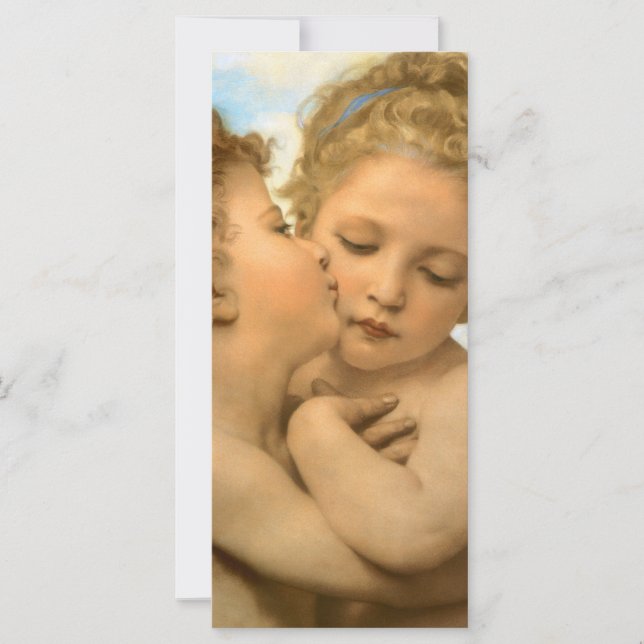 First Kiss (angel detail) by Bouguereau (Front)