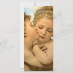 First Kiss (angel detail) by Bouguereau