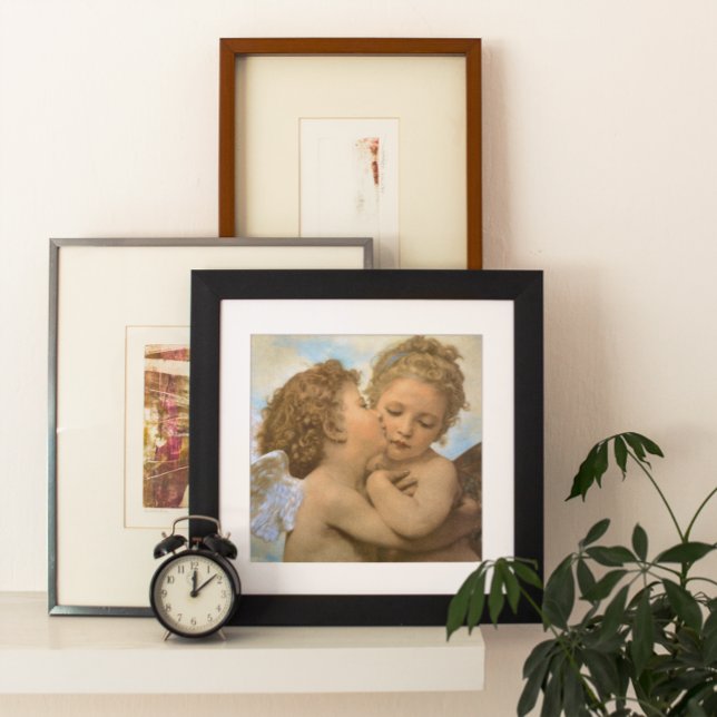 First Kiss (angel detail) by Bouguereau Poster (Creator Uploaded)