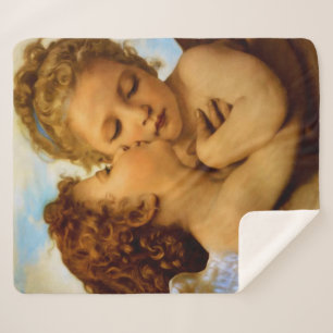 First Kiss Sherpa Blanket