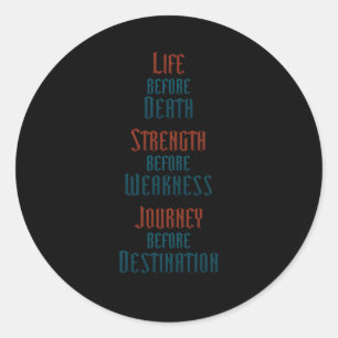 First L Knights Radiant Variant 1 Classic Round Sticker