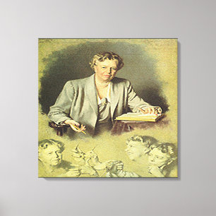 First Lady Anna Eleanor Roosevelt Canvas Print