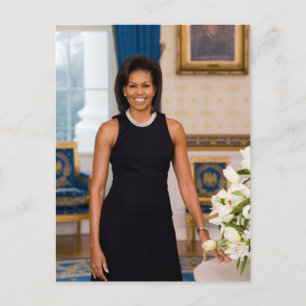 FIRST LADY MICHELLE OBAMA POSTCARD