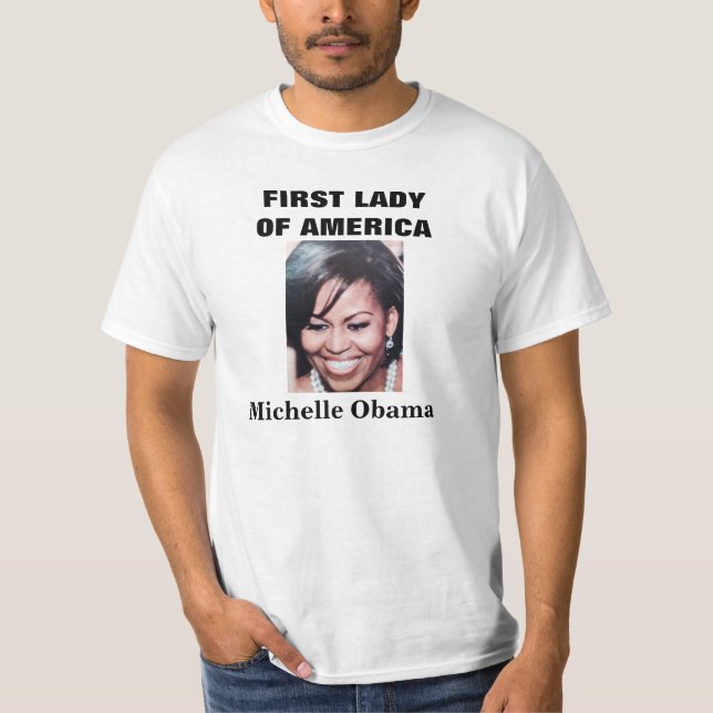 FIRST LADY, MICHELLE OBAMA tee (Front)