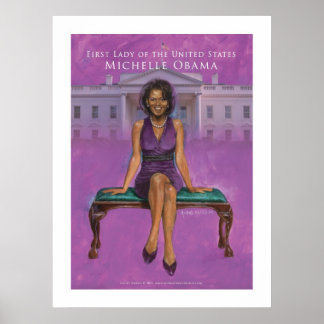 First Lady of the US.-Michelle Obama 52 x 69.33 Poster