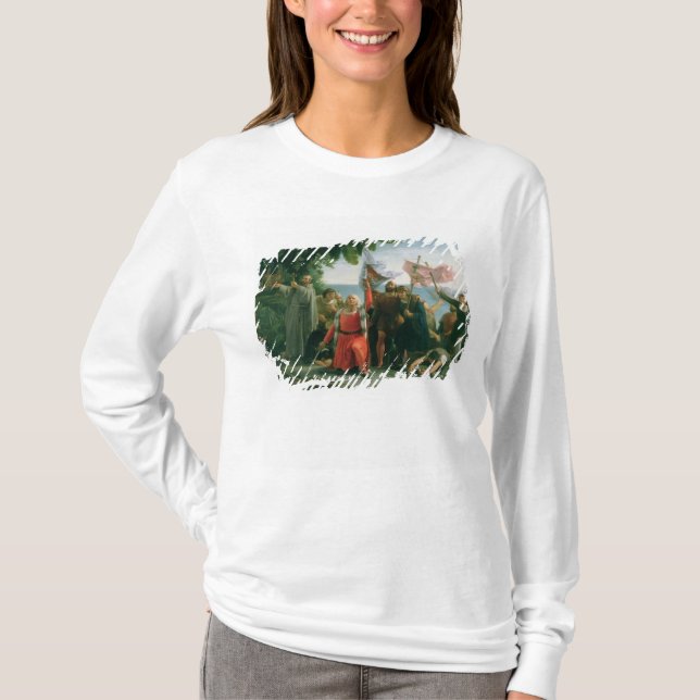 First Landing of Christopher Columbus in T-Shirt (Front)