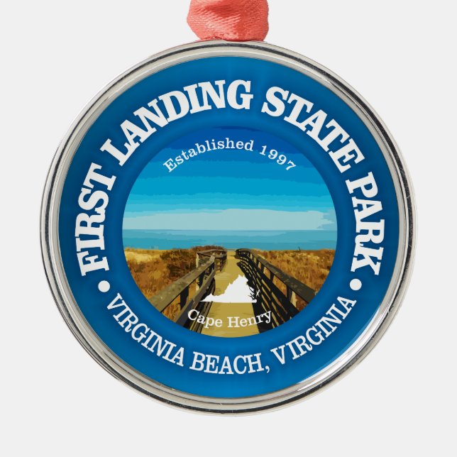 First Landing SP Metal Tree Decoration (Front)