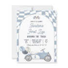 First Lap Around The Track Race Car 1st Birthday 
