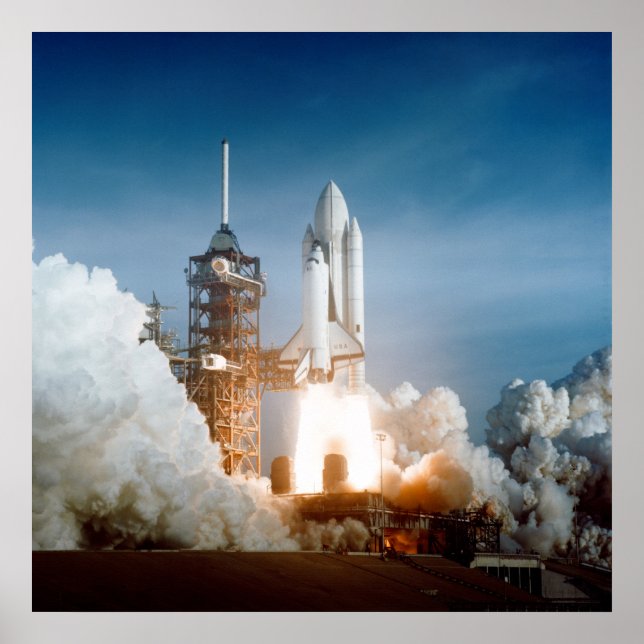 First Launch of Space Shuttle Columbia 1981  Poster (Front)