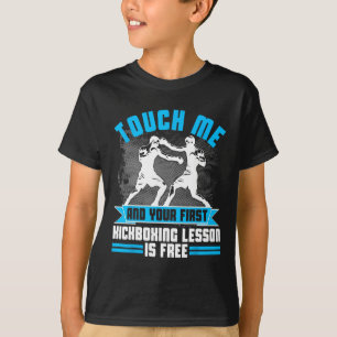 First Lesson Kickboxing T Shirt Mma Gift For Men W