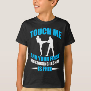 First Lesson Kickboxing T Shirt Mma Gift For Men W