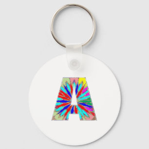 First Letter Alphabet KEY CHAIN Creative design