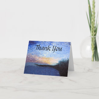 First Light at the Jetty Thank You Card