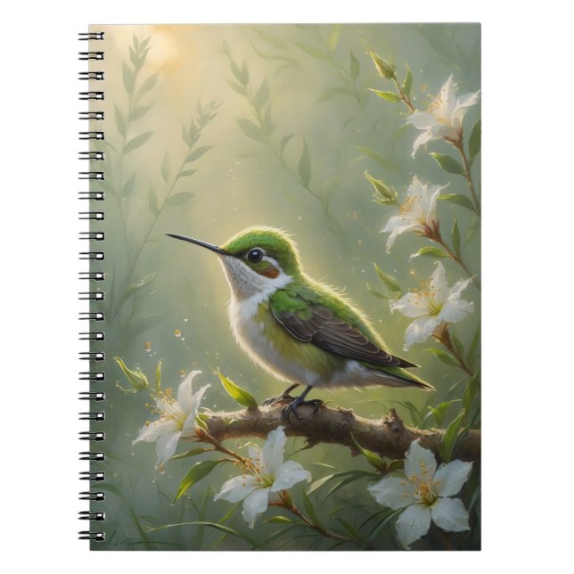 First Light Kin Hummingbird Notebook (Front)