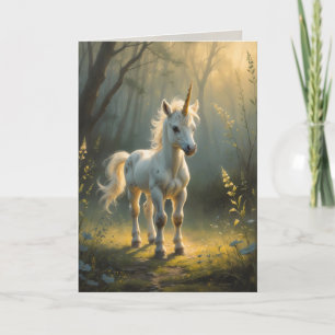 First Light Kin Unicorn Greeting Card