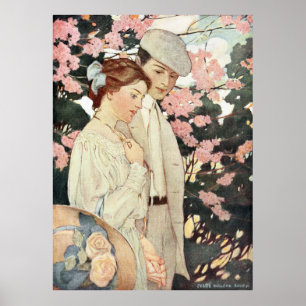 First Love by Jessie Willcox Smith Poster