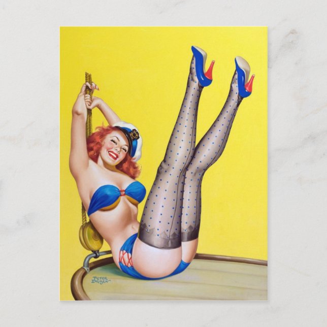 First Mate by Peter Driben 1953 Postcard (Front)