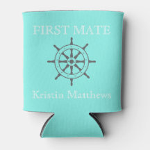 First Mate/Captain Can Cooler (Hers)
