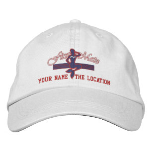 FIRST MATE Customisable Boat Name Your Name Embroidered Hat