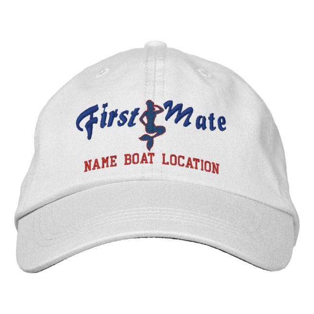 First Mate Mermaid Cap Personalise it! (Front)