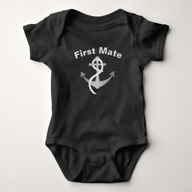 First Mate Nautical Anchor Shirt (Front)