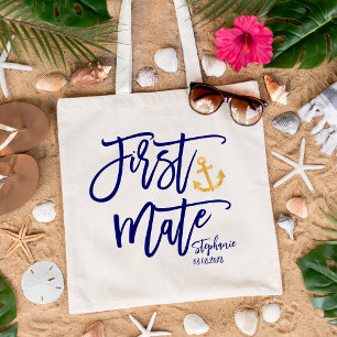 First Mate Nautical Maid of Honour Tote Bag