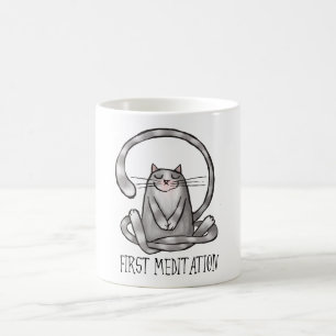 first meditation coffee mug