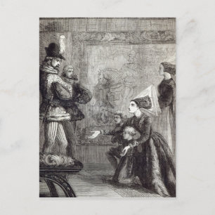 First Meeting of Edward IV and Lady Elizabeth Postcard