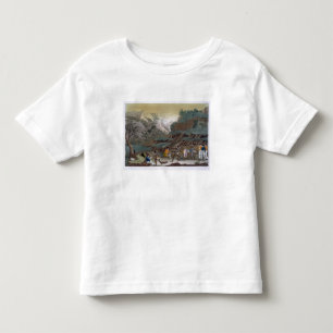 First Meeting of French Explorers with the Indigen Toddler T-Shirt