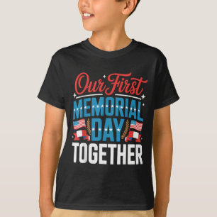 First Memorial Day Together USA American Flag T-Shirt