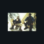 First Men to Conquer Everest Hillary Norgay 1953 Canvas Print<br><div class="desc">For this Tenzing Norgay Edmund Hillary First Men to Conquer Everest May 28 1953 Canvas Print I have double stacked the same image to keep the original image in the front view but still provide the image side wall.</div>