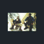 First Men to Conquer Everest Hillary Norgay 1953 Canvas Print<br><div class="desc">For this Tenzing Norgay Edmund Hillary First Men to Conquer Everest May 28 1953 Canvas Print I have double stacked the same image to keep the original image in the front view but still provide the image side wall.</div>