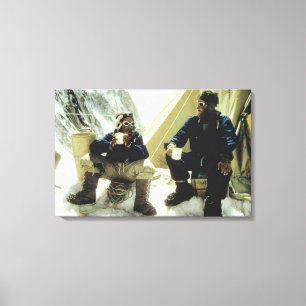 First Men to Conquer Everest Hillary Norgay 1953 Canvas Print