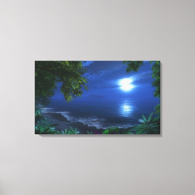 "First Moonlight" Wrapped Canvas (Front)