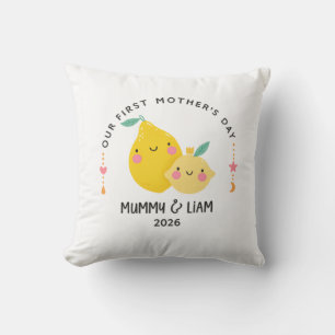 First Mother’s Day 2026 Cute Lemon Mom & Baby Cushion