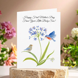 First Mother’s Day Bluebird From Baby Daughter Card